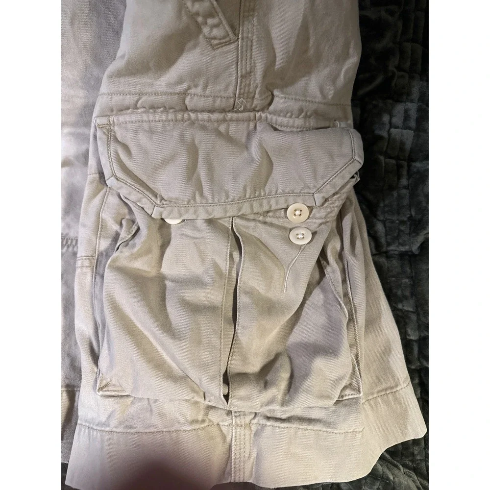 Polo Ralph Lauren Gellar Fatigue Cargo Shorts Tan Khaki Cotton Mens 36
